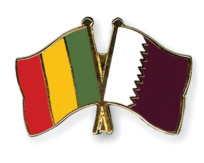 Fahnen Pins Mali Katar