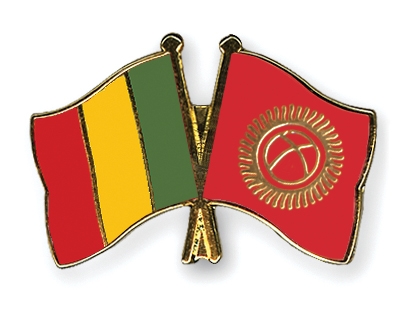 Fahnen Pins Mali Kirgisistan