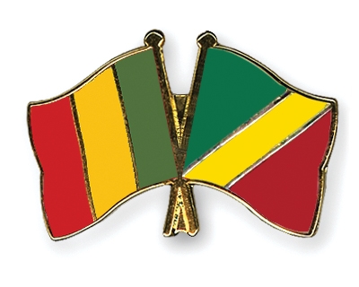 Fahnen Pins Mali Kongo-Republik