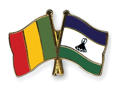 Fahnen Pins Mali Lesotho