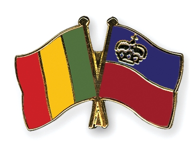 Fahnen Pins Mali Liechtenstein