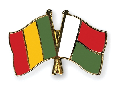 Fahnen Pins Mali Madagaskar