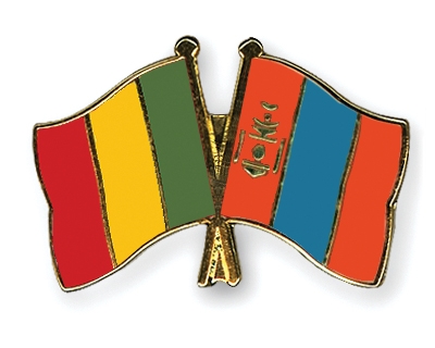 Fahnen Pins Mali Mongolei