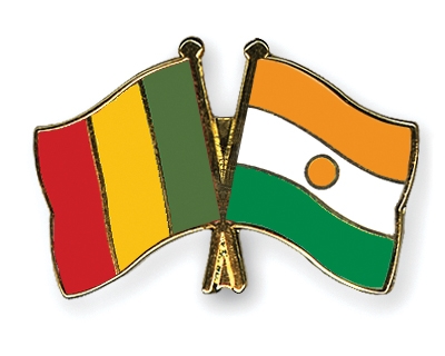 Fahnen Pins Mali Niger