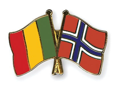 Fahnen Pins Mali Norwegen