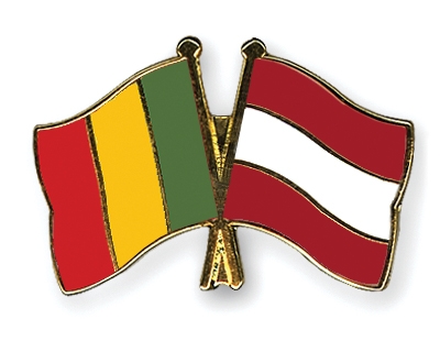 Fahnen Pins Mali sterreich