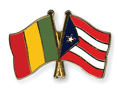 Fahnen Pins Mali Puerto-Rico