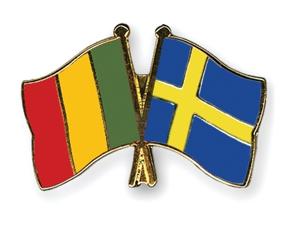 Fahnen Pins Mali Schweden