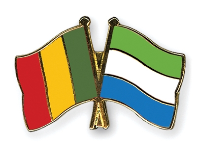 Fahnen Pins Mali Sierra-Leone