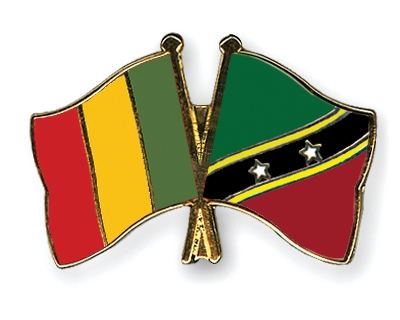 Fahnen Pins Mali St-Kitts-und-Nevis