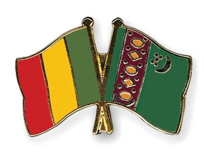 Fahnen Pins Mali Turkmenistan