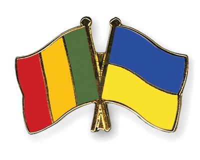Fahnen Pins Mali Ukraine