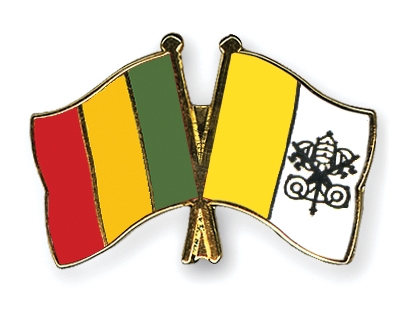 Fahnen Pins Mali Vatikanstadt