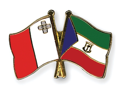 Fahnen Pins Malta quatorialguinea