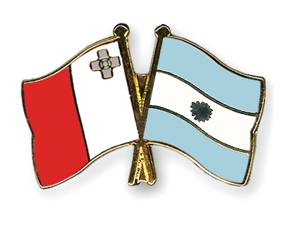 Fahnen Pins Malta Argentinien