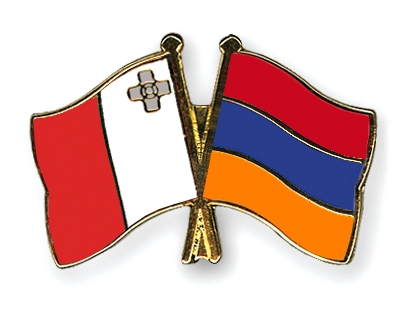 Fahnen Pins Malta Armenien