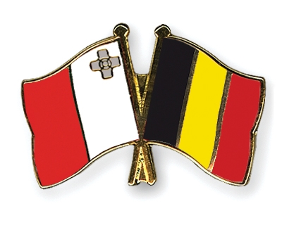 Fahnen Pins Malta Belgien