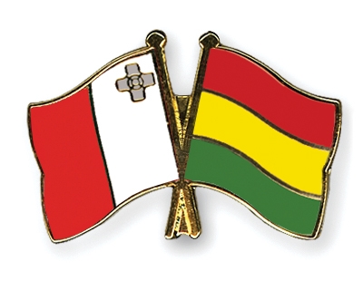 Fahnen Pins Malta Bolivien