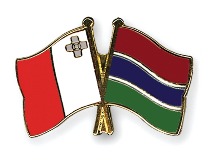 Fahnen Pins Malta Gambia