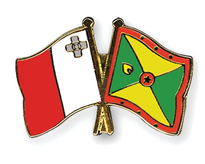 Fahnen Pins Malta Grenada