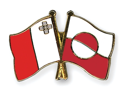 Fahnen Pins Malta Grnland