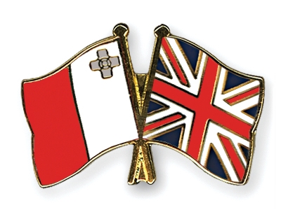 Fahnen Pins Malta Grossbritannien