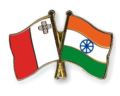 Fahnen Pins Malta Indien