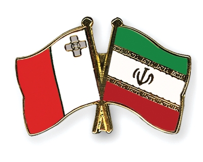 Fahnen Pins Malta Iran