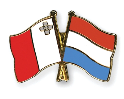 Fahnen Pins Malta Luxemburg