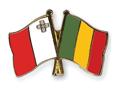 Fahnen Pins Malta Mali