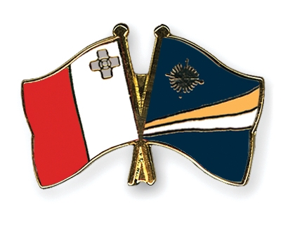 Fahnen Pins Malta Marshallinseln