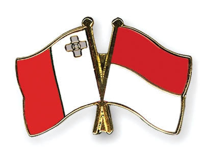 Fahnen Pins Malta Monaco