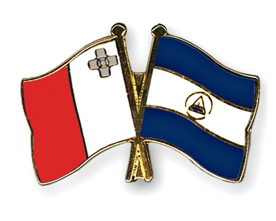 Fahnen Pins Malta Nicaragua