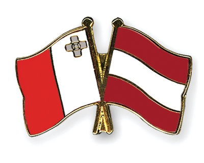 Fahnen Pins Malta sterreich