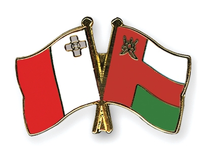 Fahnen Pins Malta Oman