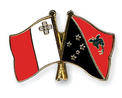 Fahnen Pins Malta Papua-Neuguinea