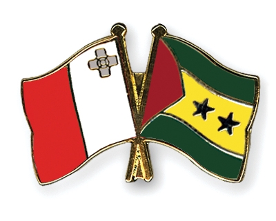 Fahnen Pins Malta Sao-Tome-und-Principe