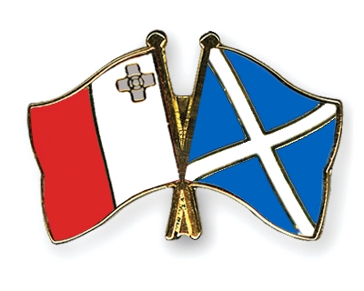 Fahnen Pins Malta Schottland