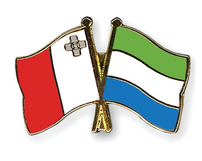 Fahnen Pins Malta Sierra-Leone