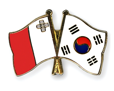 Fahnen Pins Malta Sdkorea