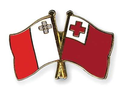 Fahnen Pins Malta Tonga