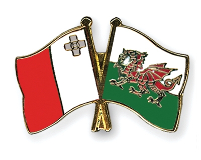 Fahnen Pins Malta Wales