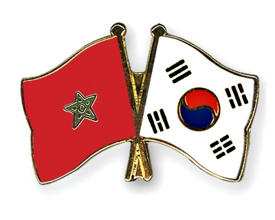 Fahnen Pins Marokko Sdkorea