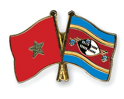 Fahnen Pins Marokko Swasiland