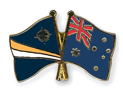 Fahnen Pins Marshallinseln Australien