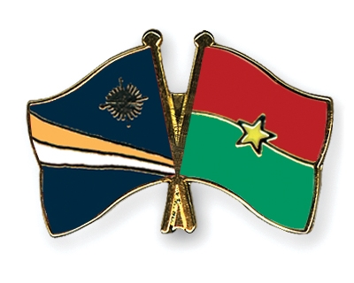 Fahnen Pins Marshallinseln Burkina-Faso