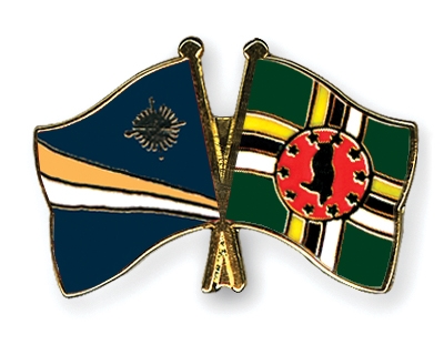 Fahnen Pins Marshallinseln Dominica