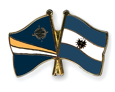 Fahnen Pins Marshallinseln El-Salvador