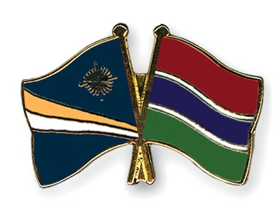 Fahnen Pins Marshallinseln Gambia