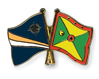 Fahnen Pins Marshallinseln Grenada